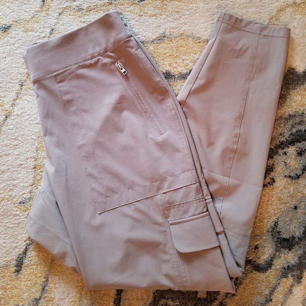 Athleta Chelsea Cargo Pant stone/gray hiking pant